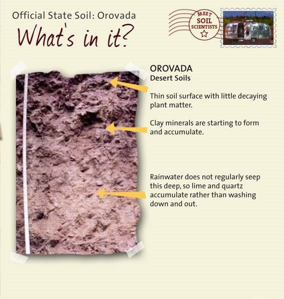 Fig 2. Orovada soil profile. Credit: Smithsonian Institution s Forces of change. http://forces.si.edu/soils/interactive/state-soils/index.html Fig 3.