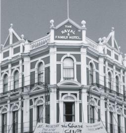 The Naval and Family Hotel Circa 1880 Richly decorated frontages extend along Karangahape Road and Pitt Street, embellishing the corner Decoration in the Victorian/Edwardian Period Decoration reached