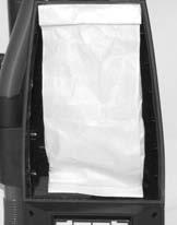 To turn the vacuum on, push the switch located on the side of the bag compartment the ( I ) position. 2.