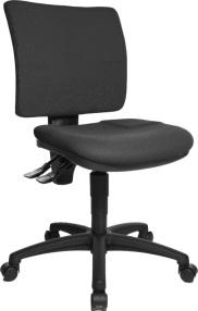 3819) Office chair 390G22 black textile  backrest