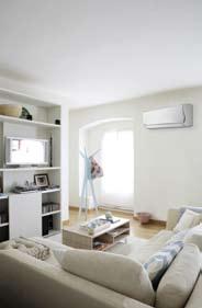 5 Wide Operating Range When cooling computer rooms and other rooms in the event of low outdoor temperature, the BLDC