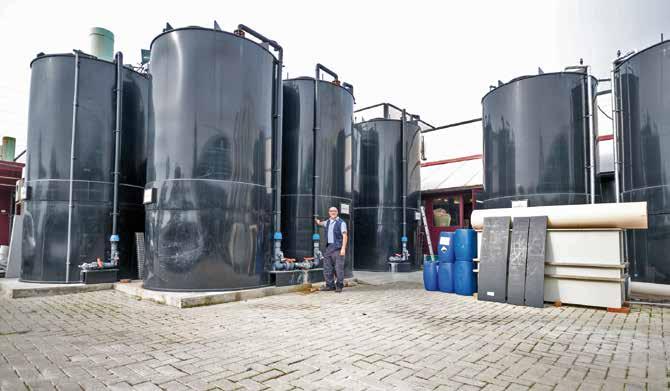 STORAGE TANKS The company builds plastic tanks of all shapes, sizes and