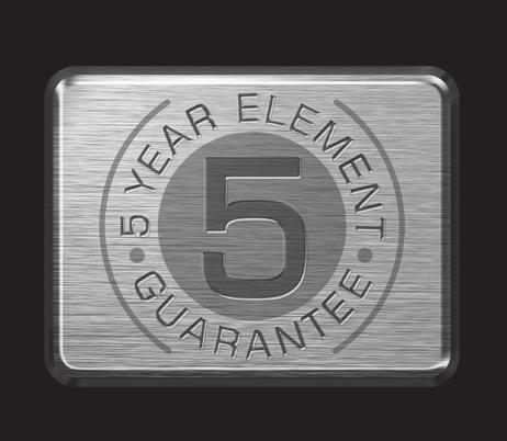 The Sunbeam 5 Year Element Guarantee Sunbeam has built its reputation on manufacturing quality electrical appliances.