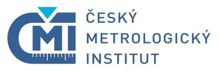 Czech Metrology Institute Okružní 31, 638 00 Brno 1. ------IND- 2018 0578 CZ- EN- ------ 20181213 --- --- PROJET Author: Mgr.