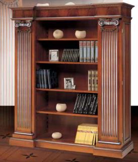 1 SIZE 177*58*212 Display cabinet in walnut with 2 doors and