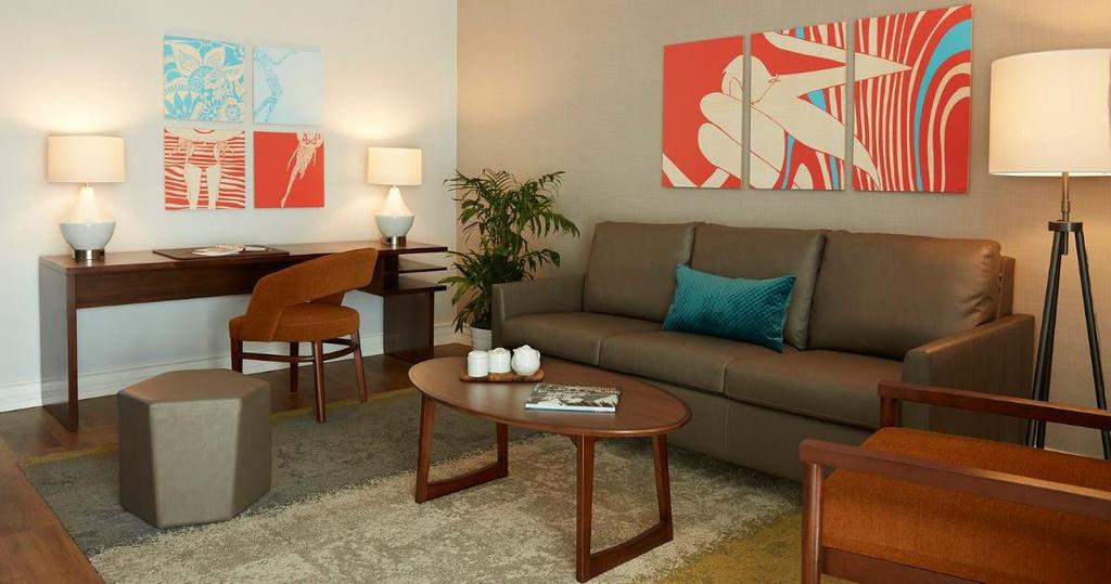 CLASSIC SUITE Inspired by the Mid-century modern look.