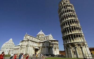 After breakfast, we will depart for Pisa and view the famed Leaning Tower, one of the