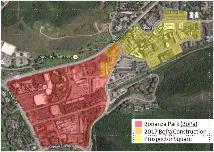 Neighboring Competition BoPa Redevelopment - Construction in 2017 for the area shown in blue. 5.27 acres with a potential 277,000 square footage of commercial, residential and office. Why now? 1.
