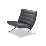 Fairfax Chair (white vinyl,