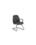 F) 71090 Diamond Arm Chair (black) 20"W X