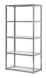 Shelving ACCENT LAMPS Mason Lamps (brushed silver) A)