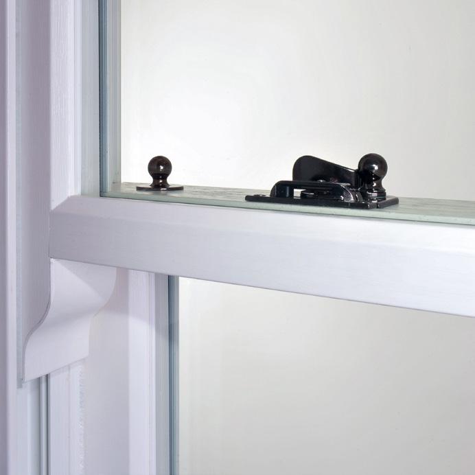 InnovativeFeatures Run-through Sash Horn Unlike many upvc sash windows which have