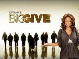 Oprah to the rescue This started a second media frenzy Oprah s Big Give, Sleep Country USA and