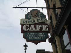 business signs in downtown Newaygo appear to be outdated and unsympathetic to the historical character of the downtown