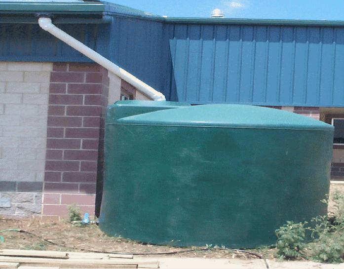 Rain Barrel/Cistern Description Stormwater may be collected and reused or harvested for non-potable water uses within a house or building or for landscape irrigation purposes via the use of Rain