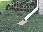 Where site characteristics permit, simple downspout disconnections can be used to spread rooftop runoff from individual downspouts across lawns and other pervious areas, where it is slowed, filtered
