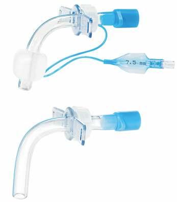 Tracheostomy tube with adjustable flange adjustable flange facilitate tube adjustment made of thermosensitive PVC, siliconised with high volume low pressure cuff or without cuff Xray line soft,