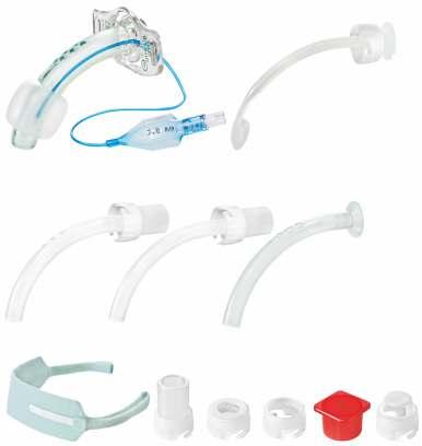 KAN tracheostomy tube with cuff, fenestrated Set I (1) (3) (4) (2) (5) Set components: KAN tube with cuff, fenestrated (1) obturator (2) 1 inner cannula with 15 mm connector fenestrated (3) 1 inner
