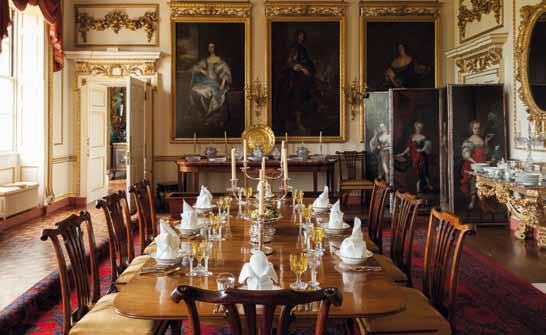 The State Dining Room Woburn abbey The Grotto Woburn Abbey has been in the Russell family since the mid-16th century and is today the family home of the Duke and Duchess of Bedford.
