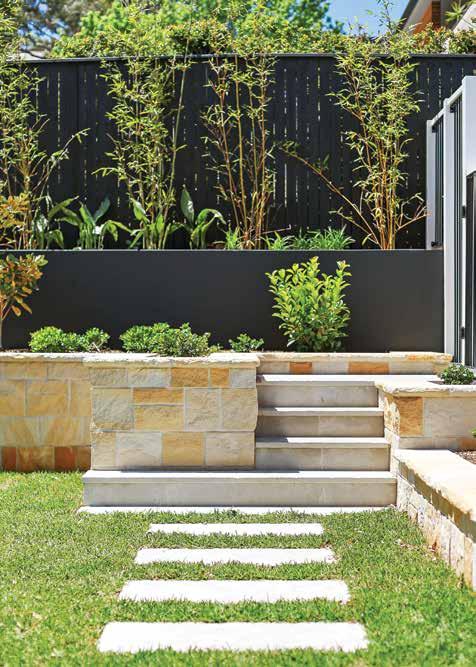 A cleverly planted outdoor space adds interest and contrast. WARM IT UP Flexibility is key when designing an outdoor room, particularly when it comes to heating options for winter.