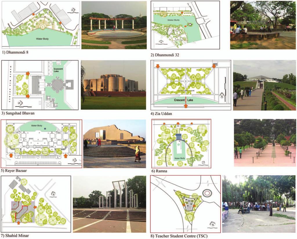 4 SAGE Open Figure 2. Plan and image of the eight urban plazas in Dhaka, Bangladesh (fieldwork sites). Table 1. Example of 5-Point Likert-Type Scale. Extremely low Extremely high 1 2 3 4 5 study.