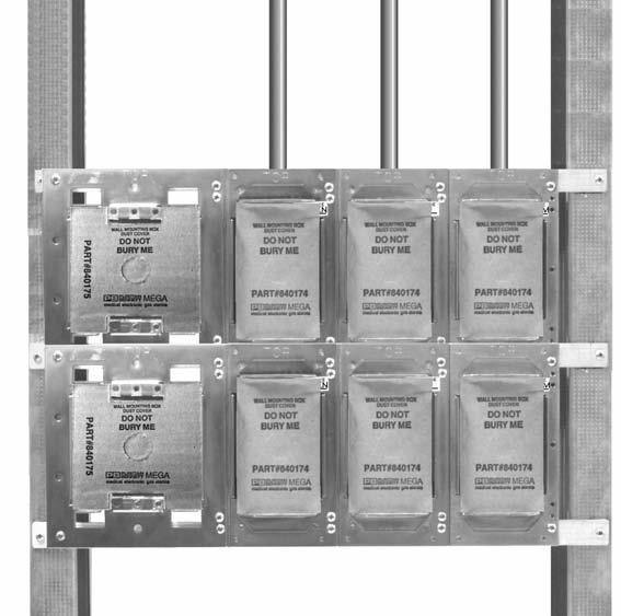 Rough-In Installation Mount Alarm Panel. Prepare a rough wall opening large enough to accommodate the rough-in assembly. The opening must have rigid horizontal members to support the roughin assembly.