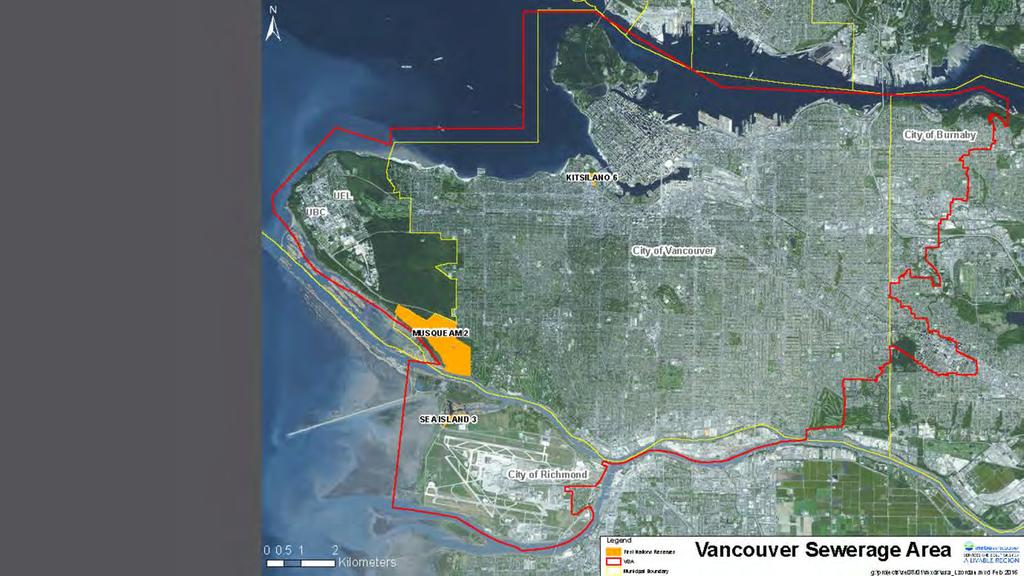 Vancouver Sewerage Area Vancouver, Burnaby,