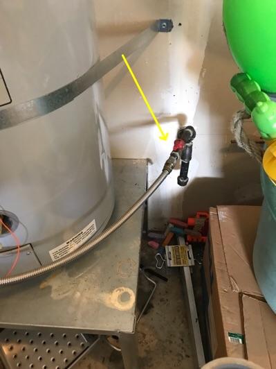 Furnace electrical disconnect adjacent to access Could not locate main water shutoff,