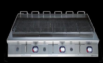 Gas PowerGrill HP Ideal for: High Productivity Kitchen Even grilling.