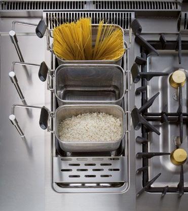 Automatic Basket Lifting System Maximize operations, eliminate stress and cook to perfection every time. Easily transforms a regular Pasta Cooker into one with automatic lifting.