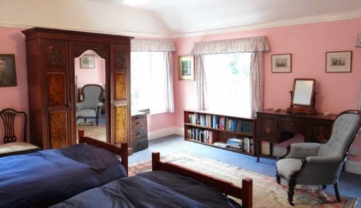 ) Sash window to front and side elevation enjoying views across the valley; picture rail; radiator.