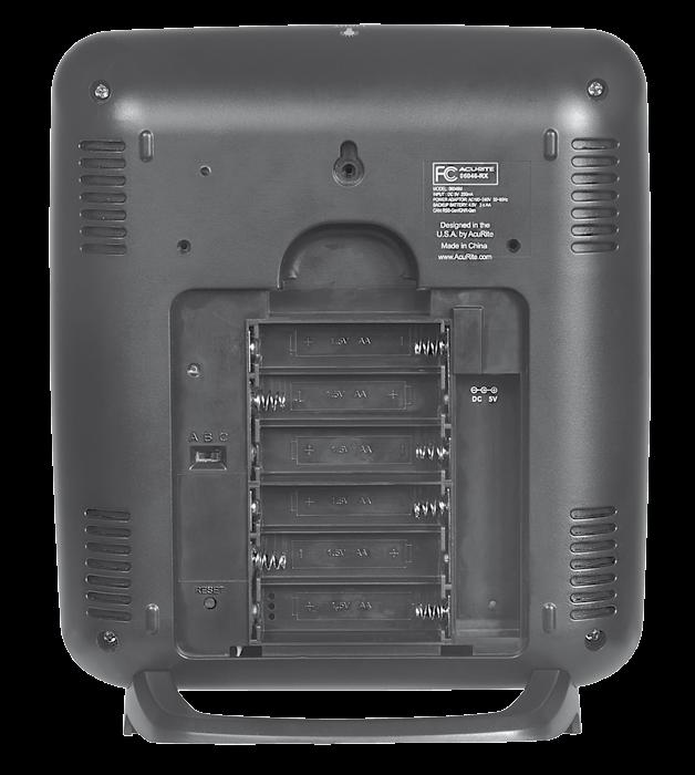 A-B-C Switch ID code that must match the 5-in-1 sensor and lightning sensor s A-B-C switches to ensure units synchronize. 3.