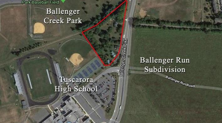 FOR SALE $1,390,000 Ballenger Creek Pike, Frederick, Maryland 21703 3.2-Acres Development Land Great location with frontage on Ballenger Creek Pike. These 3.