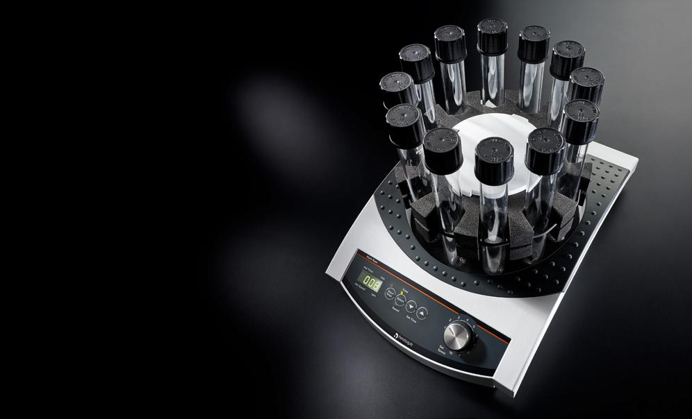Test Tube Shakers Vortexer Fast and powerful Hei-MIX Shakers & Mixers Ideal for quickly mixing the contents of test tubes, centrifuge tubes, and similar vessels with various diameters and lengths.