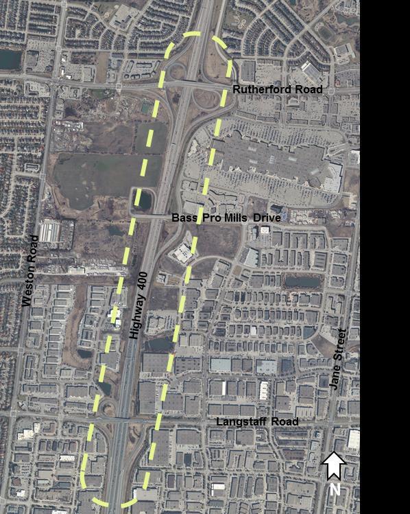 Design Alternatives Highway 400 Interchange Proposed improvements for the Highway 400 / Langstaff Road interchange are subject to ongoing discussions with MTO and consultations with the City of