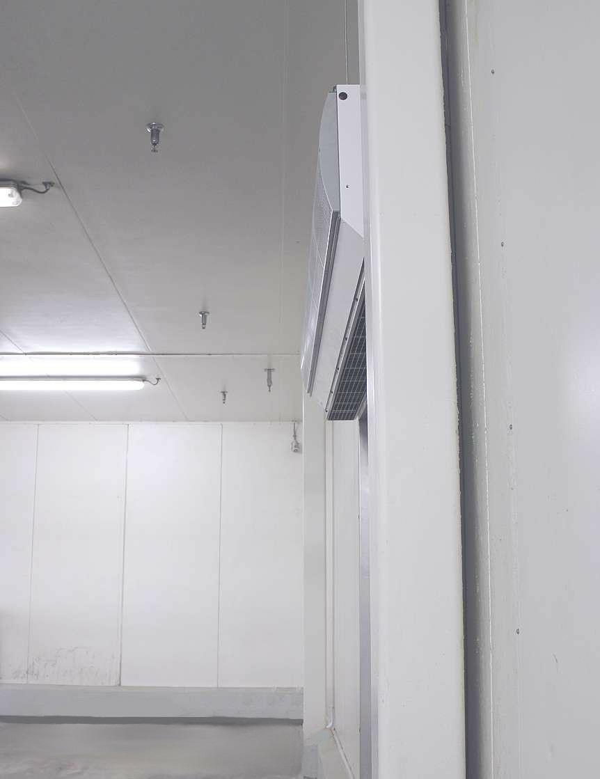IsolAir chilled room air curtain Trendy design The IsolAir has a trendy design