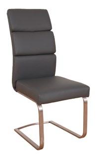 Lotus Chair Finish - Grey Buffalo fabric with rattan back 90(w) x 0(d) x 990(h) mm Rimini Chair Finish - Tweed fabric