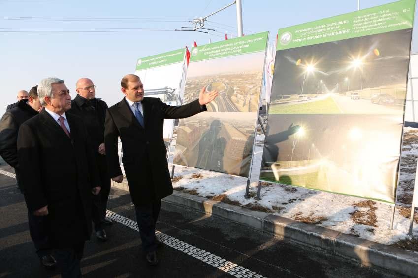 On 19 December 2016 Arshakunyats avenue, Shirak street and Artashat highway was officially opened by RA President Serzh Sargsyan, Yerevan Mayor Taron Margaryan and Asian Development Bank Country