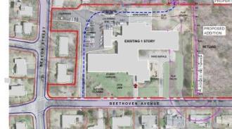 Entry Separate Playfields + Rd Crossing Long / Narrow Service Approach 3-Story Along Beacon, Story Behind