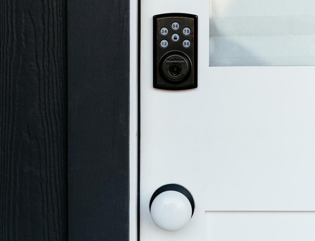Smart lock. The Kwikset Smart Lock lets you say goodbye to house keys.