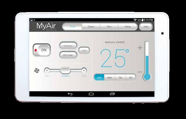 Comfort is being surrounded by people who make you laugh so MyAir s control panel