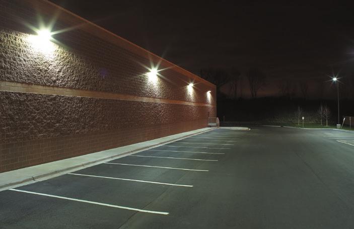 Cree exterior lighting offers a virtually maintenance-free solution with optimum illumination, unobtrusive architectural blending and precise light cutoff.