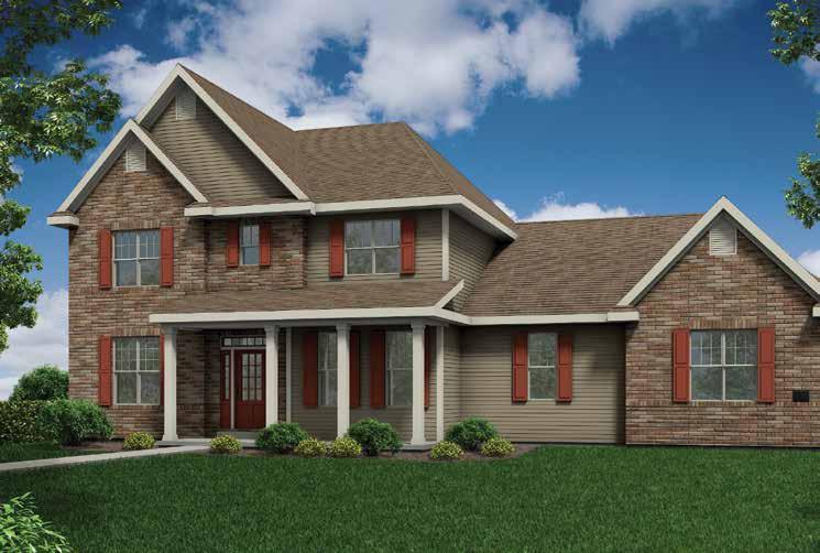 The McCartney SIGNATURE S E R I E S 4 Bedrooms 3.5 Bathrooms 2,956 Square Feet * Here s a home with good manners and quite a bit of style, to boot.