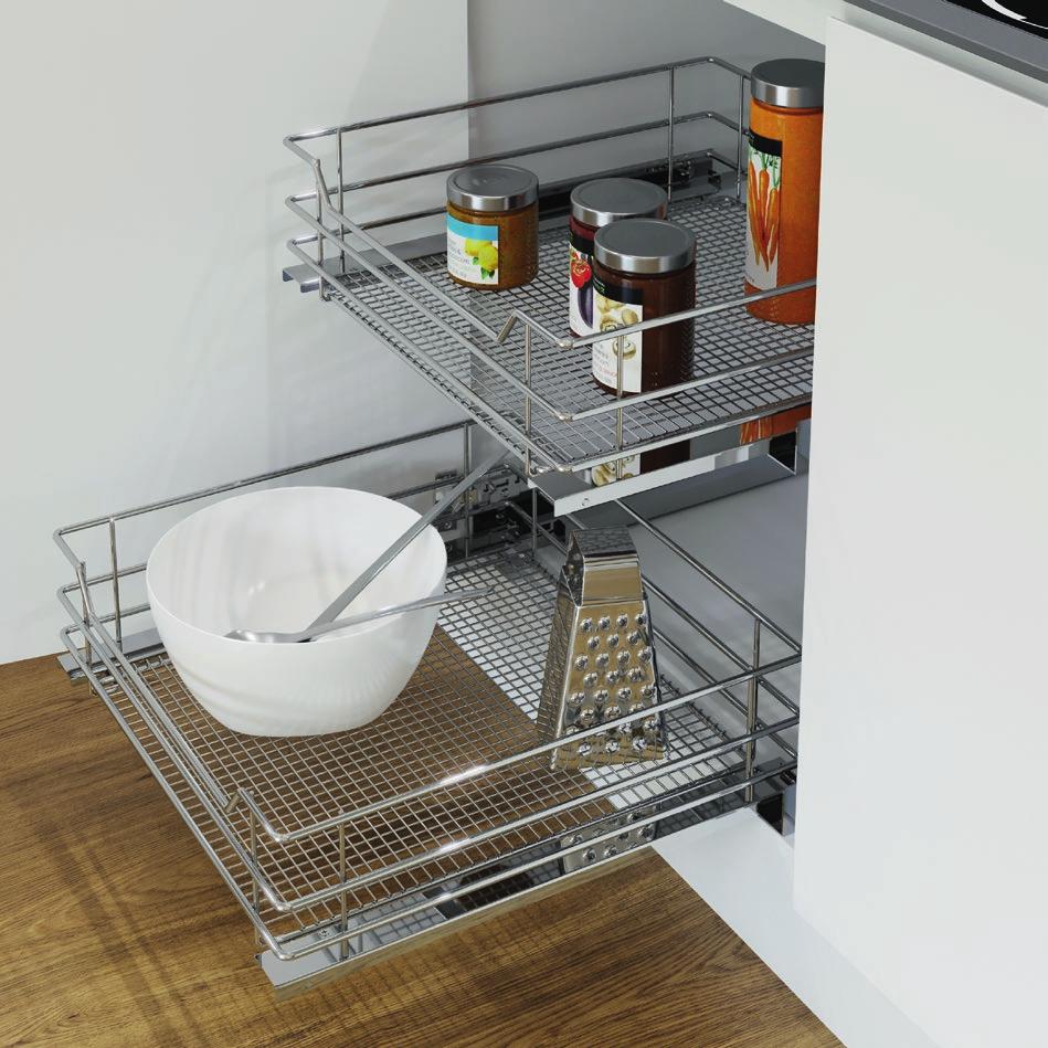 VAUTH-SAGEL PREMIUM KITCHEN STORAGE UNDERBENCH STORAGE VS SUB Basket Practical, robust and a great way to keep organised in kitchens, laundries, play rooms, craft areas and more!