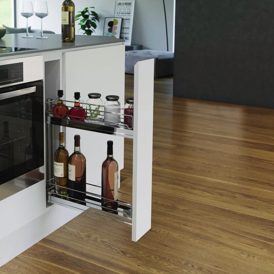 VAUTH-SAGEL PREMIUM KITCHEN STORAGE UNDERBENCH STORAGE VS SUB Slim Now you can use even the narrowest of cabinet spaces!