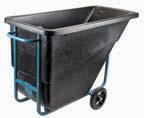Polyethylene Trucks Polyethylene Dump Trucks Manœuvrable and easy to load and dump They will speed the handling of waste, scrap, shavings, or any other bulk materials that require efficient disposal