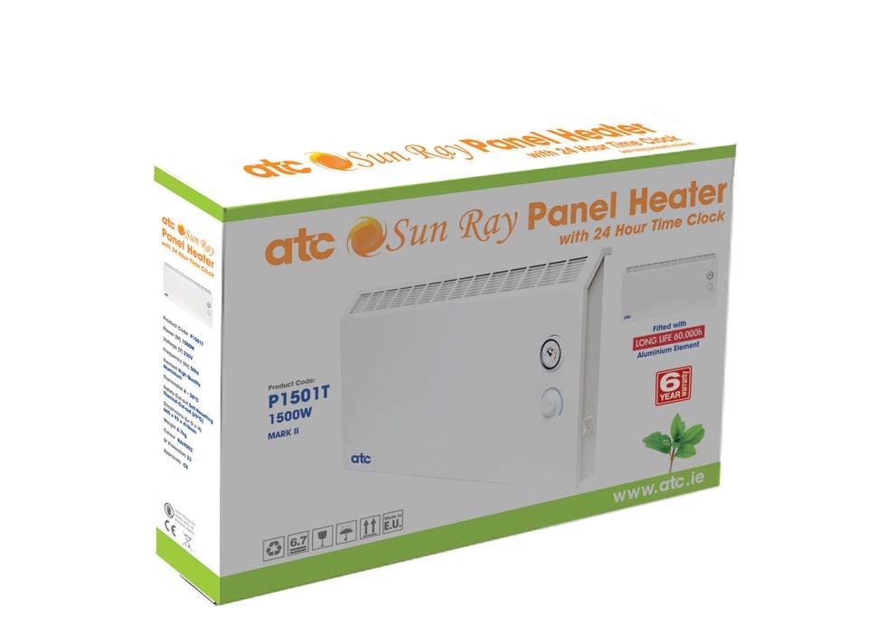 ATC SUN RAY PANEL HEATERS Sun Ray Panel Heaters With