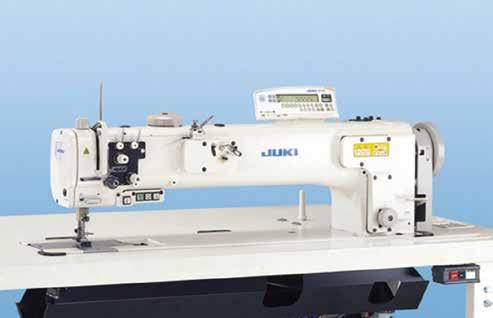 Flatbed Lockstitch Long Arm Juki LU-2266N-7 Double Needle Long-arm, Unison-feed, Lockstitch Machine with Vertical-axis Large Hook Based on the market-proven design of the LU-2210N-7 and 2260N-7