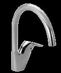 30 Technical specifications 324 206 CeraSprint one hole kitchen mixer without pop-up waste 35 SW 13 max35 236 EASY-FIX fixation. Flexible PEX hoses G3/8. Cast body. R-230 mm tubular spout - d25 mm.