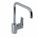 360 31 ceraplan iii 90 279 146 51 234 124 149 35 +2-1 CeraPlan III one hole kitchen mixer with cast spout EASY-FIX fixations. IS 40mm ceramic cartridge with CLICK.